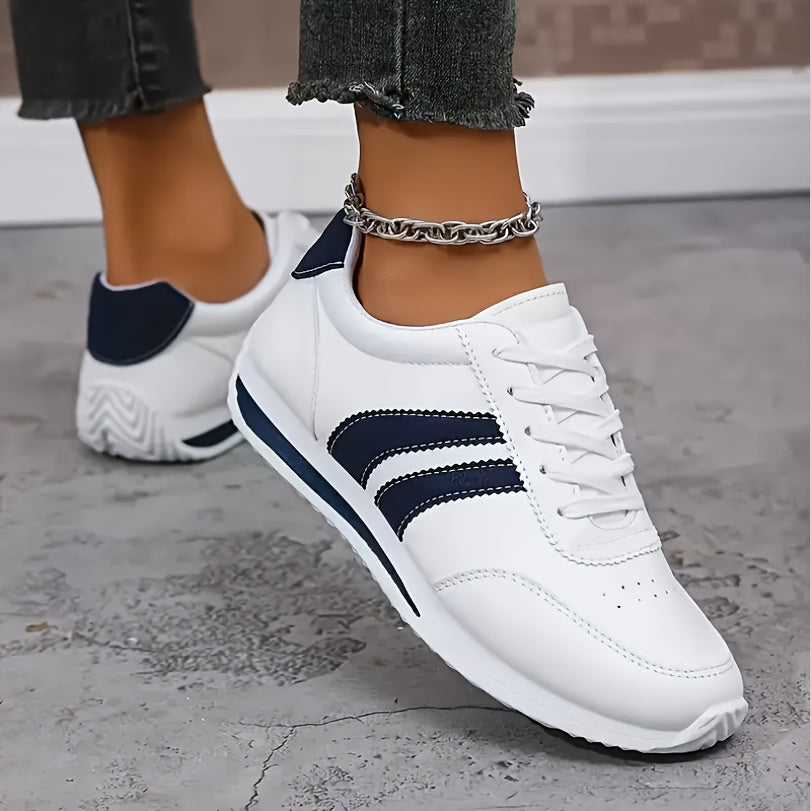 Lucienne™ — Sneakers blanches sportives élégantes confortables