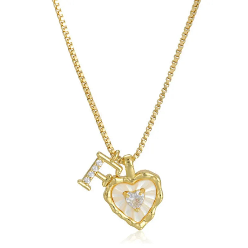 Zorélisse™ — Collier cœur initiale élégance personnalisée