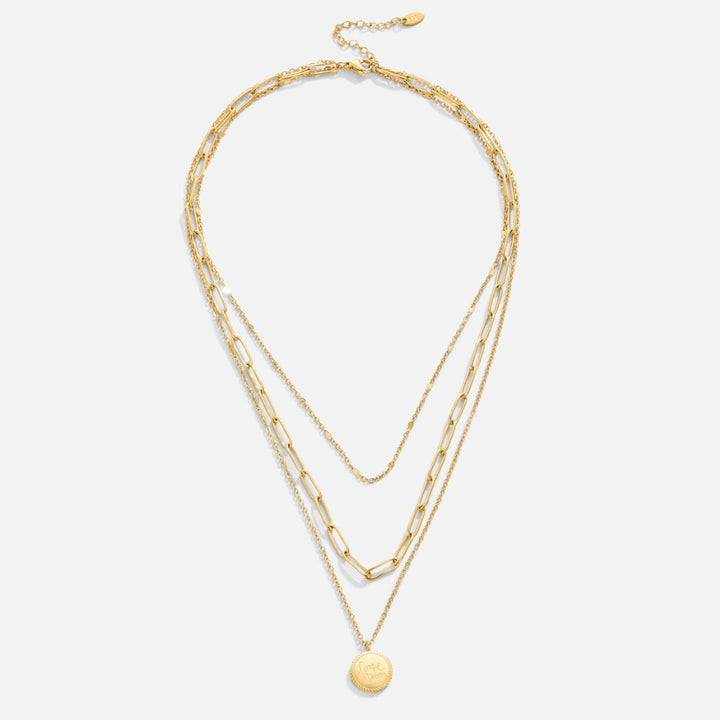 Layered Necklace with Vintage Piece