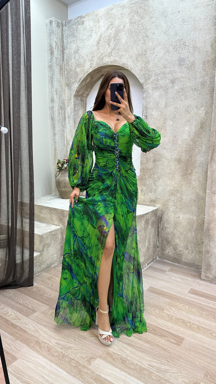 Maud™ - Robe de soirée plissée élégante