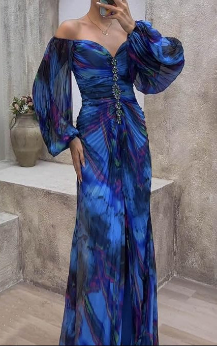 Maud™ - Robe de soirée plissée élégante