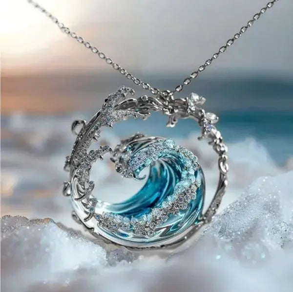 Ocean-Inspired Pendant Necklace