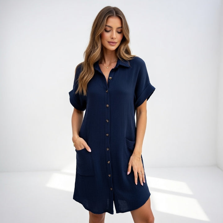 Béatrice™ — Robe chemise élégante et facile à porter