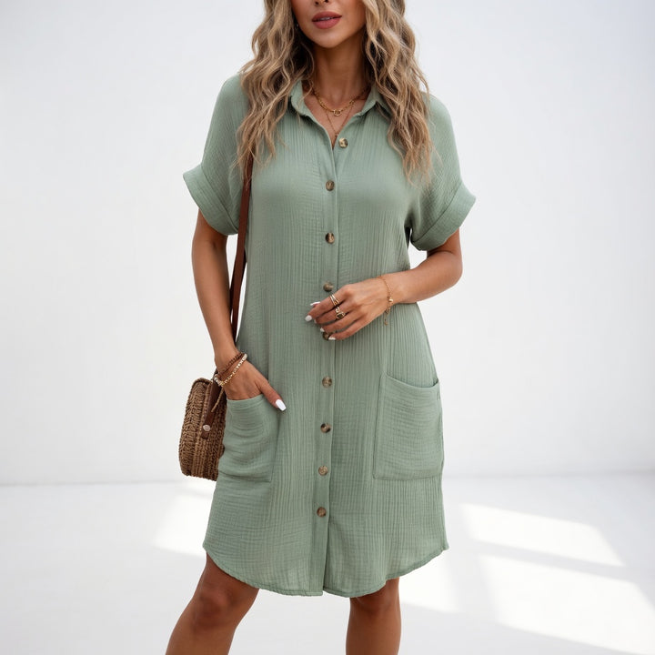 Béatrice™ — Robe chemise élégante et facile à porter