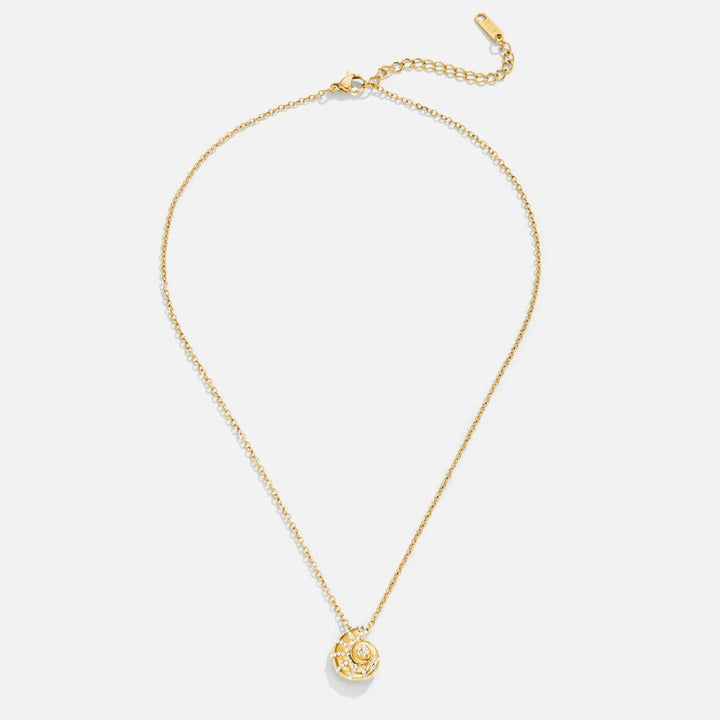 Collier Pendentif Coquillage en Cristal