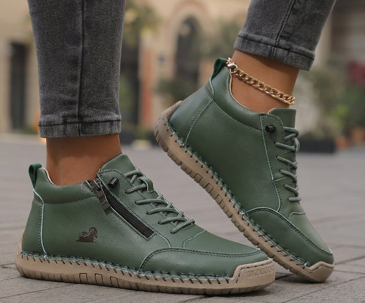 Flora Chaussures Orthopédiques Confortables avec Fermeture Éclair