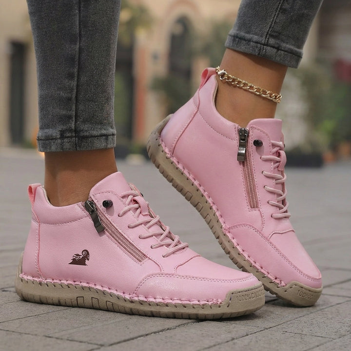 Flora Chaussures Orthopédiques Confortables avec Fermeture Éclair