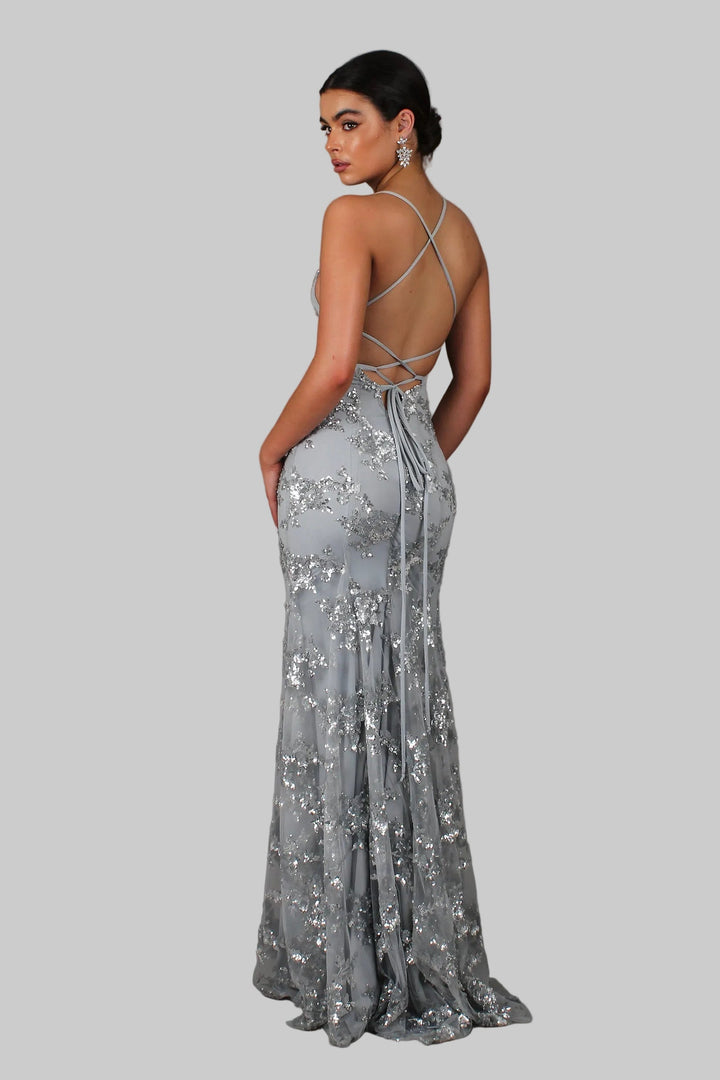 Valérine™ — Robe longue scintillante pour une allure inoubliable
