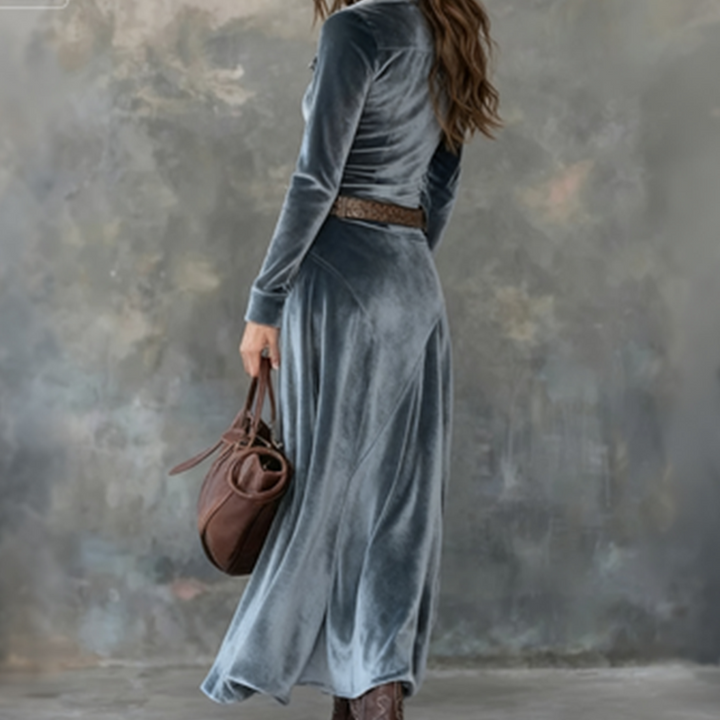 Madeleine™ — Robe élégante à toucher velours