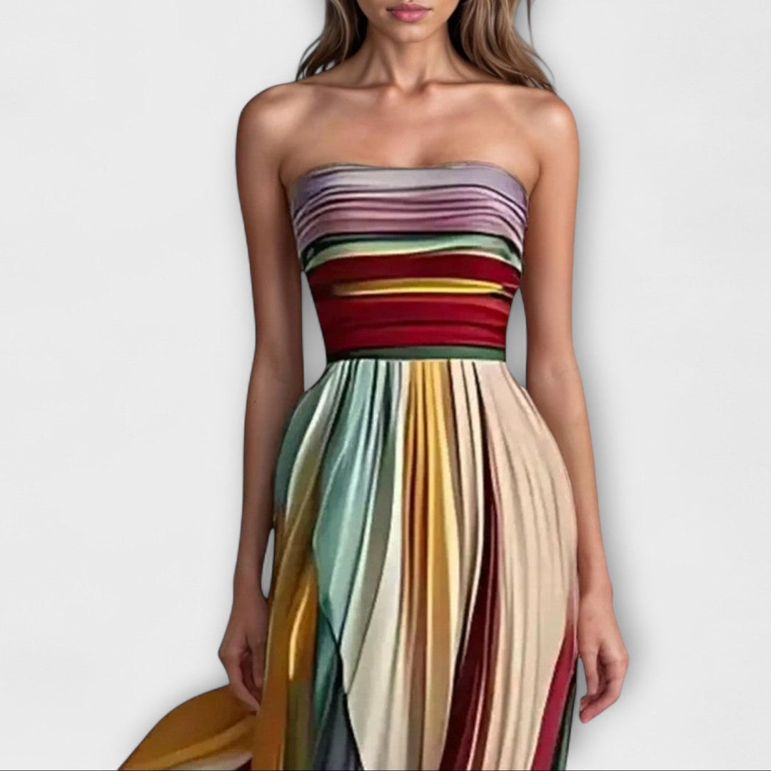 Liva™ - Robe longue en tissu de haute qualité