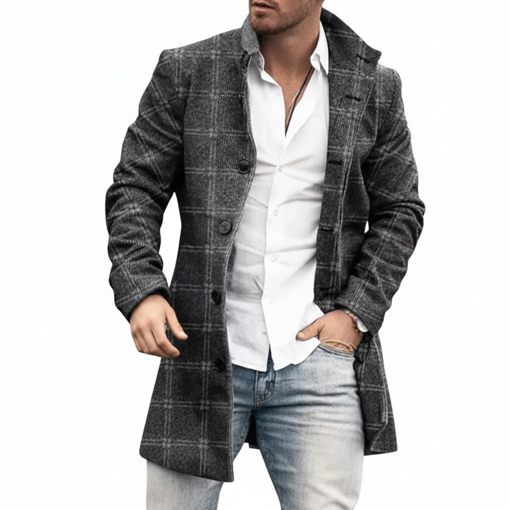 Adrien™ – Le Manteau Élégant et Confortable pour Homme