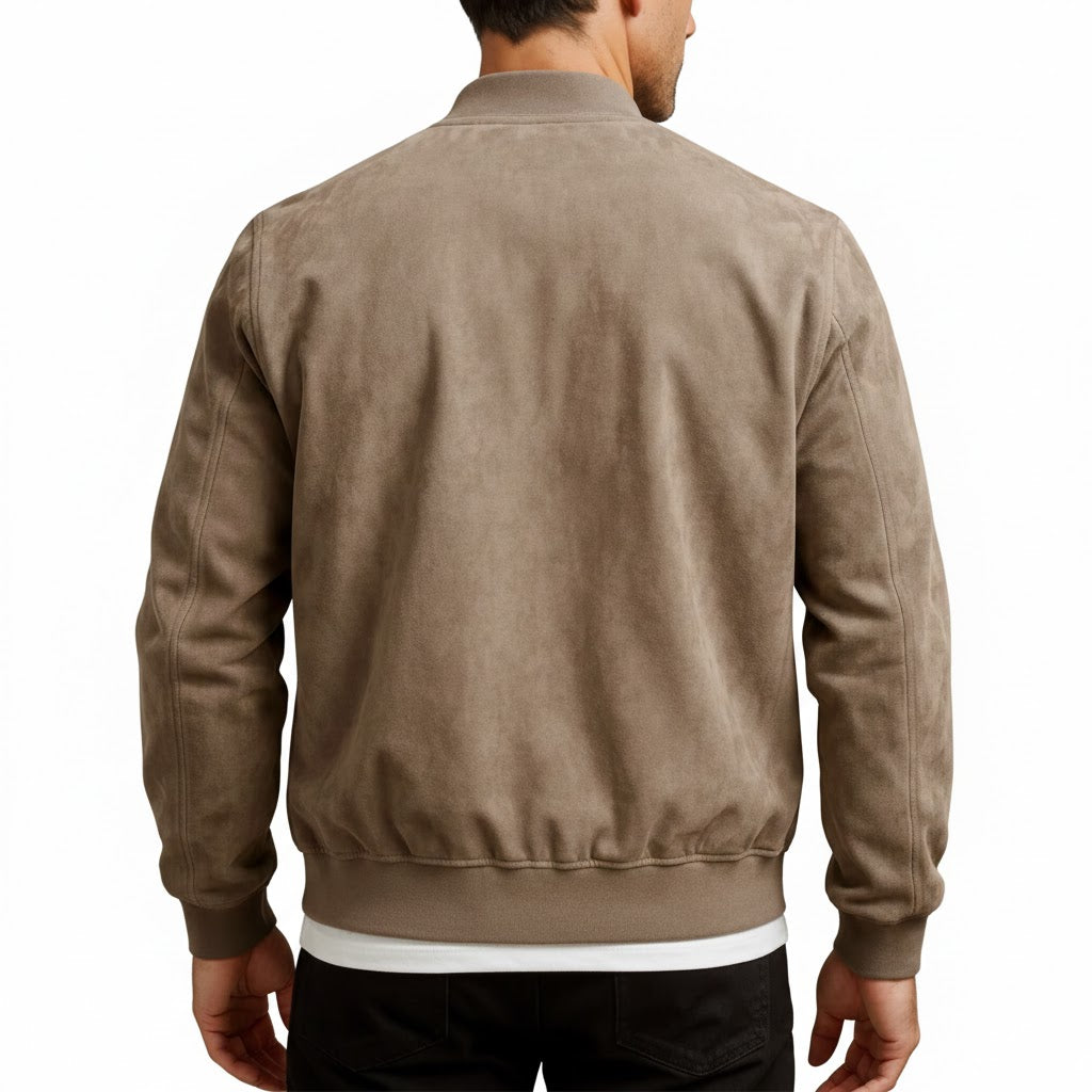 Marceaux™ – Le Blouson en Suède Authentique pour Homme