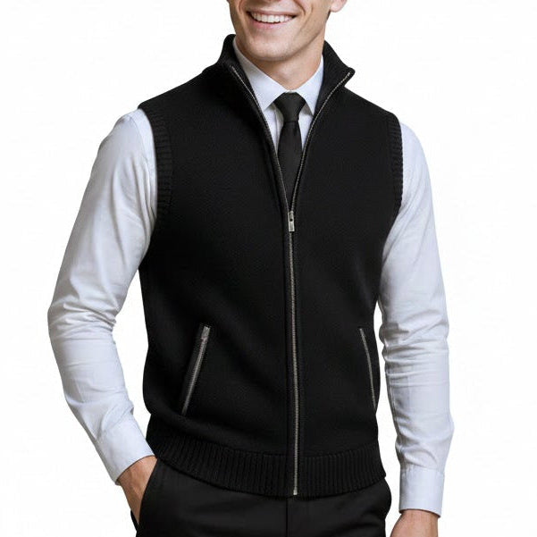 Harlain™ – Le gilet zippé alliant élégance et confort intemporel