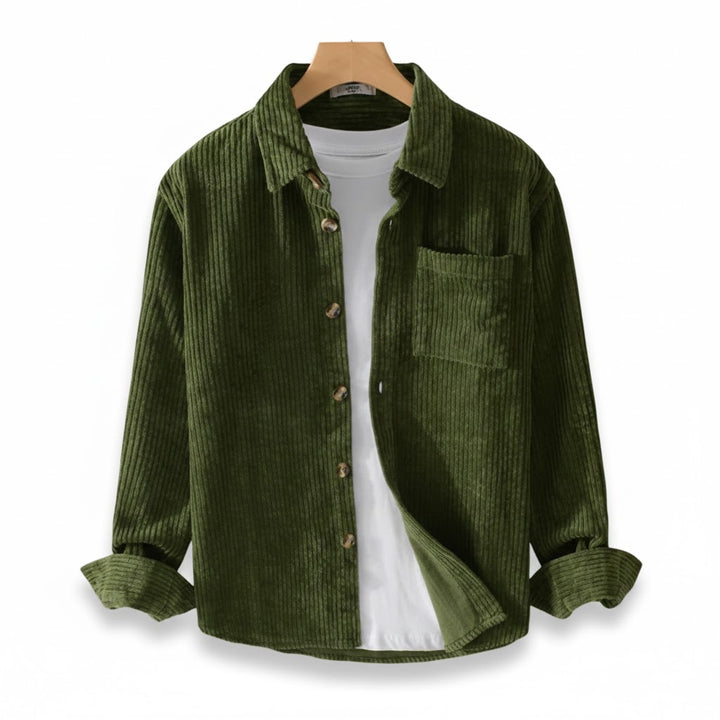 RAFAEL™ | Chemise Velours Côtelé Élégance Intemporelle