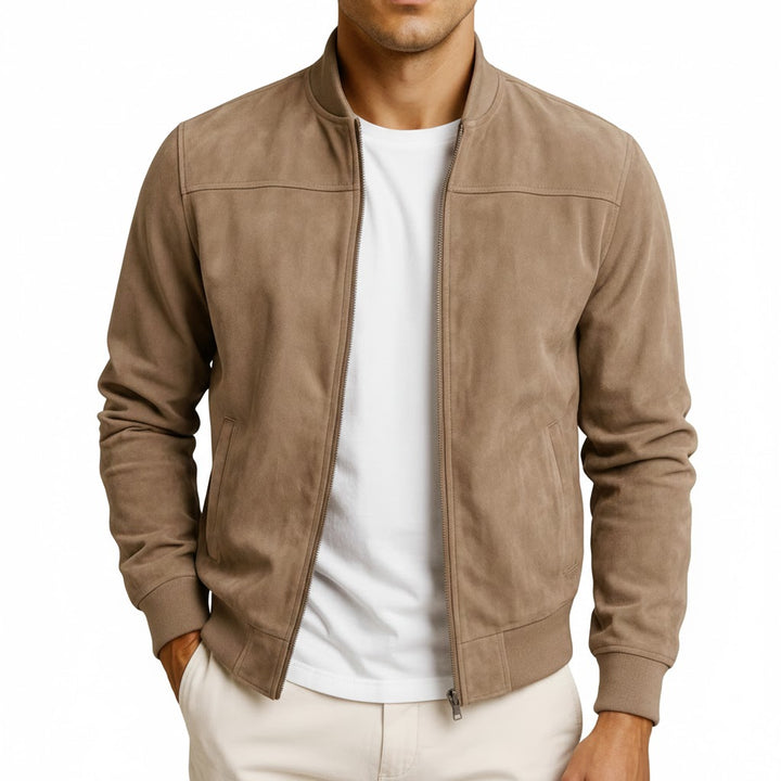 Marceaux™ – Le Blouson en Suède Authentique pour Homme